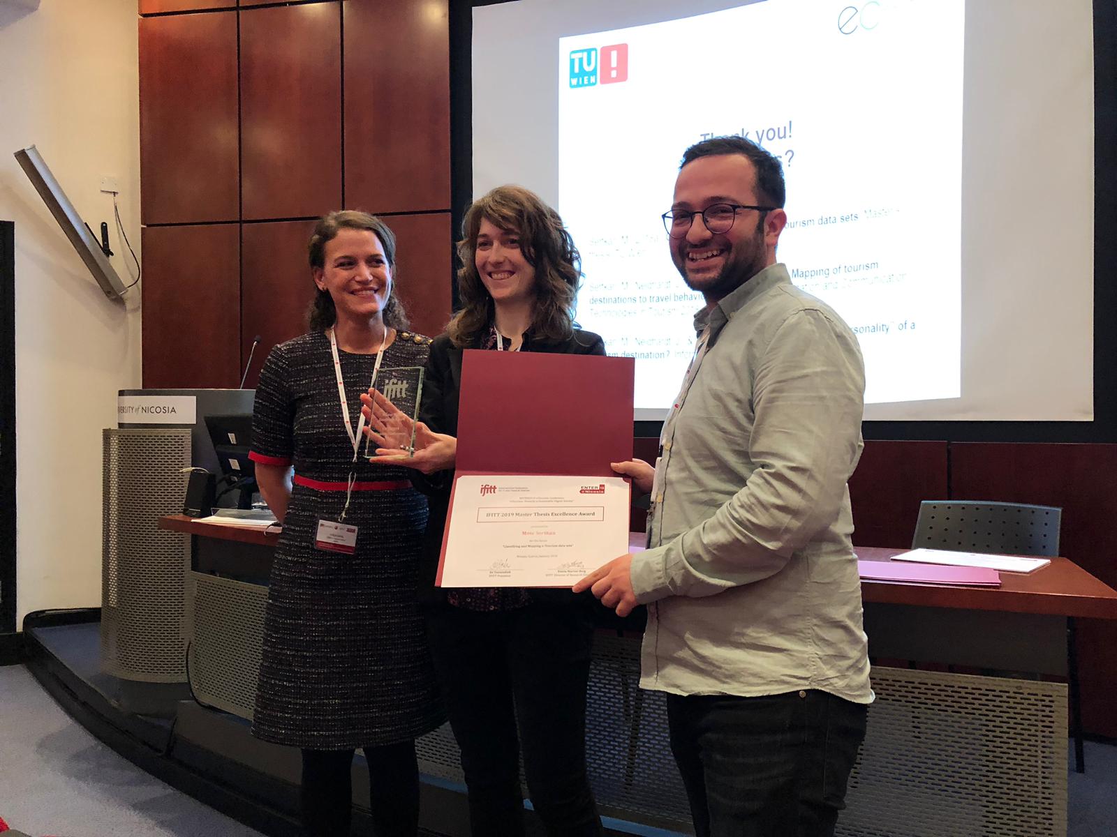 Mete Sertkan at the ENTER 2019 conference. Photo by Julia Neidhardt.