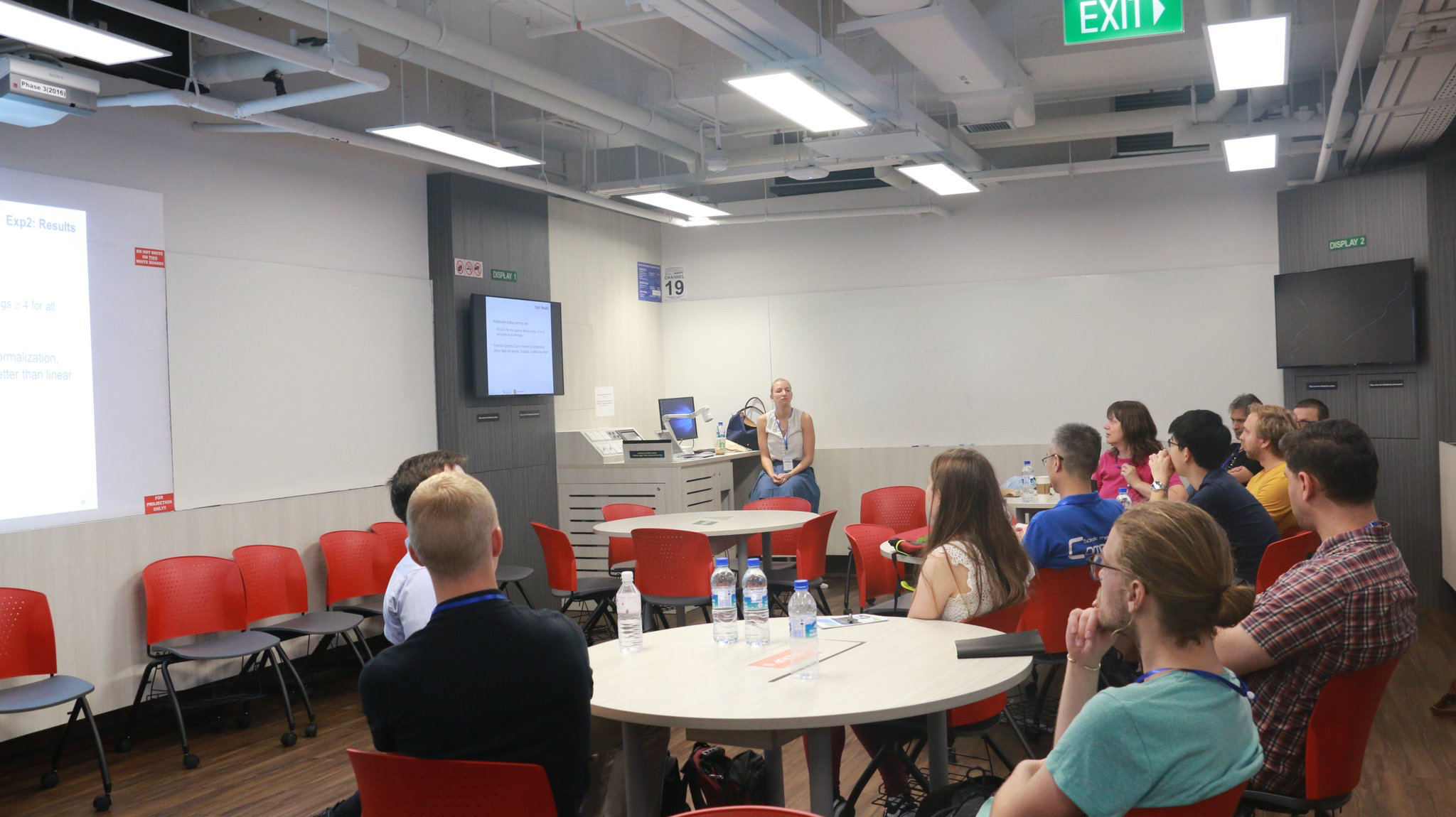 Amra Delic presenting at